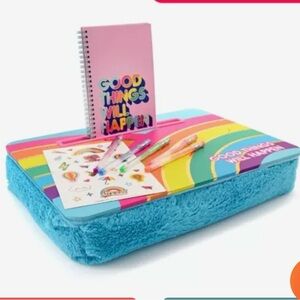 Colorful‎ Lap Desk with Notebook and Pens